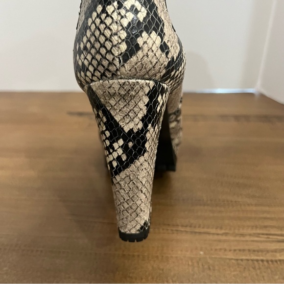 All Saints Sarris Snakeskin Bootie 40 - Picture 12 of 15